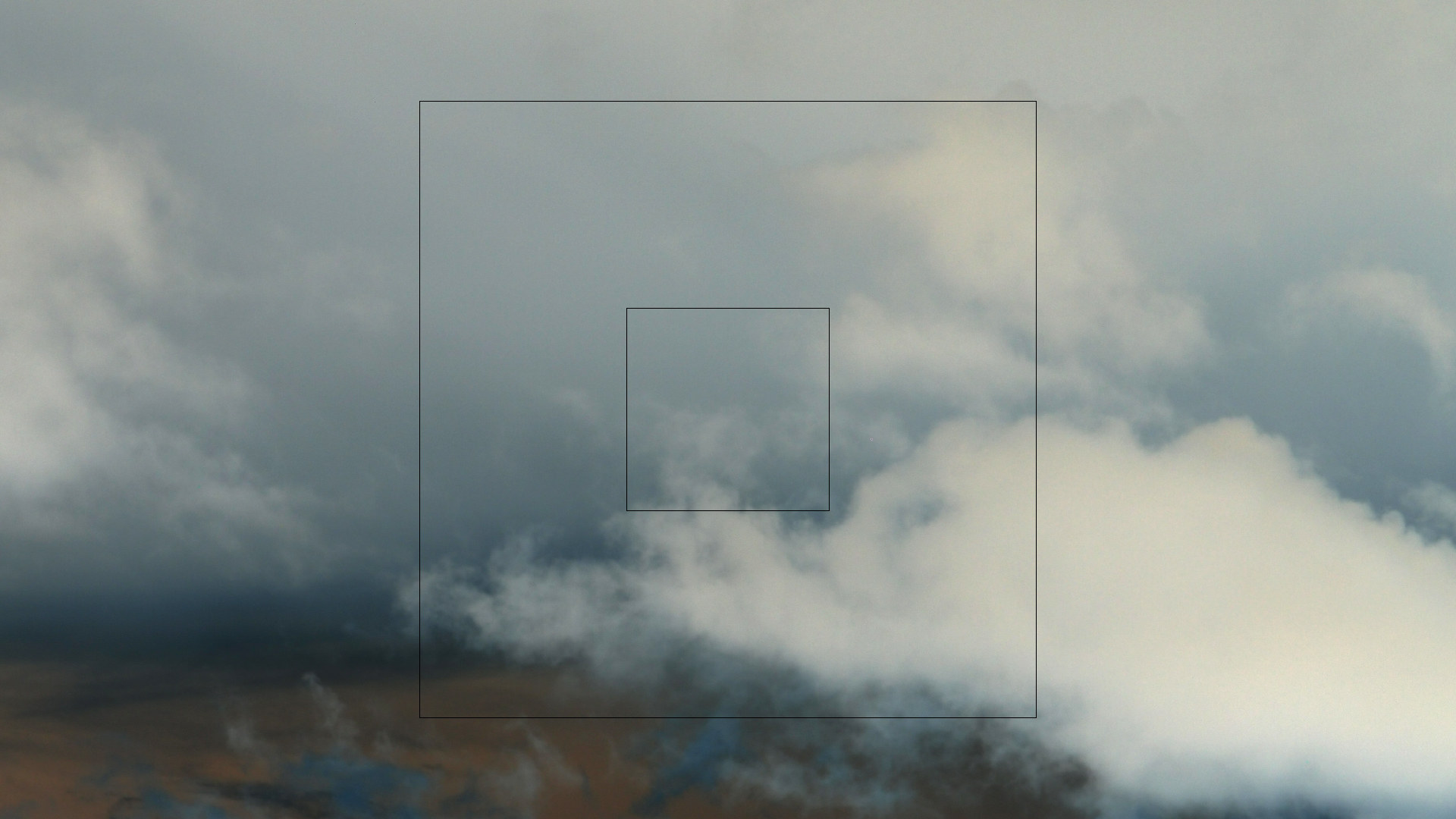 2022-09-18 Reflexe im Fenster und Wolken (Foto)