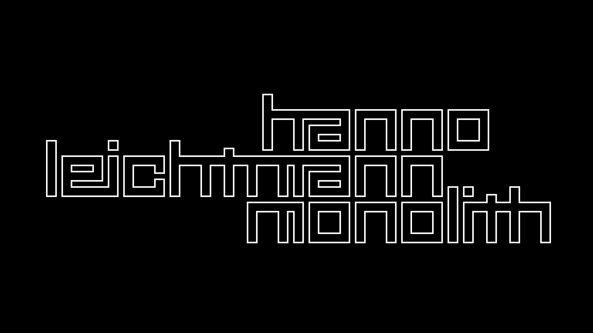 2021-02-26 Monolith - Hanno Leichtmann (Digitaler Mix)
