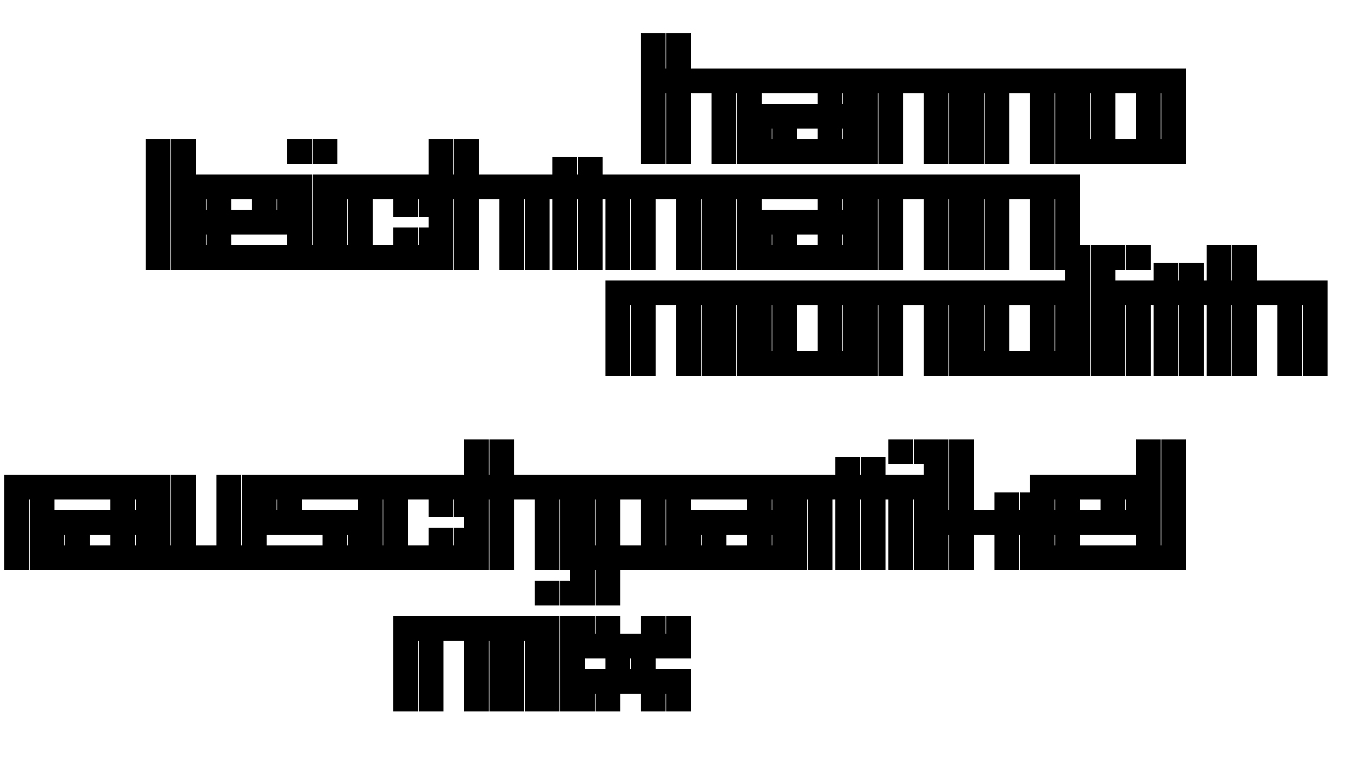 2021-02-26 Monolith - Hanno Leichtmann (Digitaler Mix)