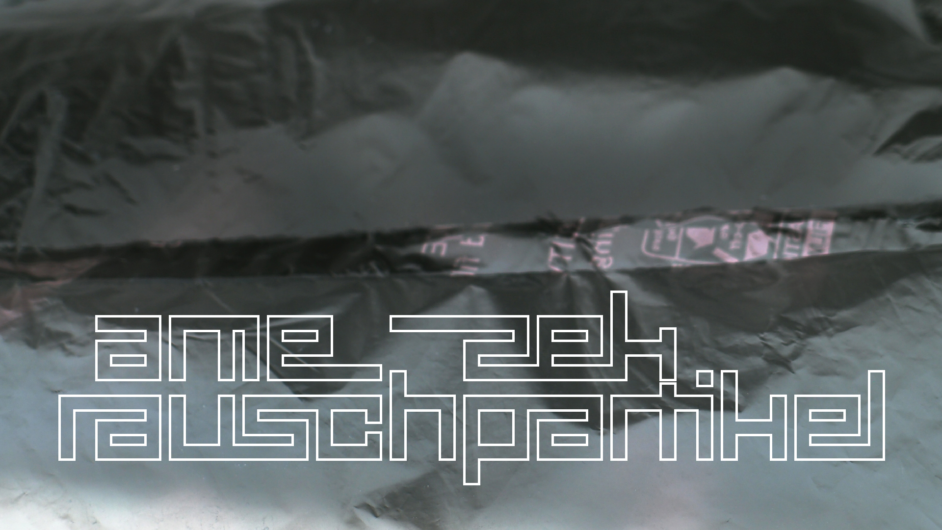 2021-04-19 Ame Zek - rauschpartikel (Vocoder Remixe) (Mixe, Typo Grafik)