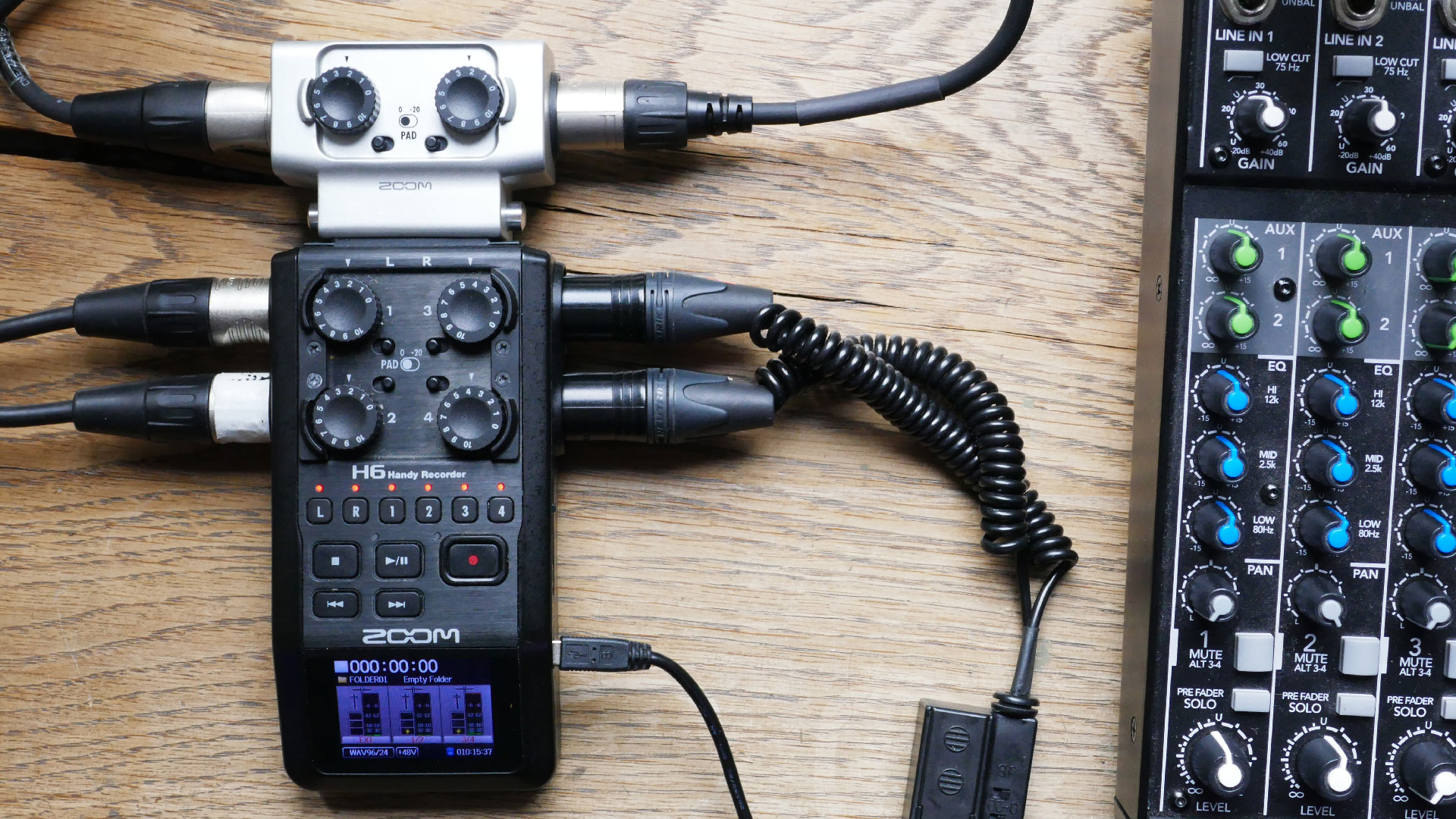 2025-07-21 Das kleine Regen Rhythmus Orchester Kupferblech (Vocoder Mix live, Set-Up)