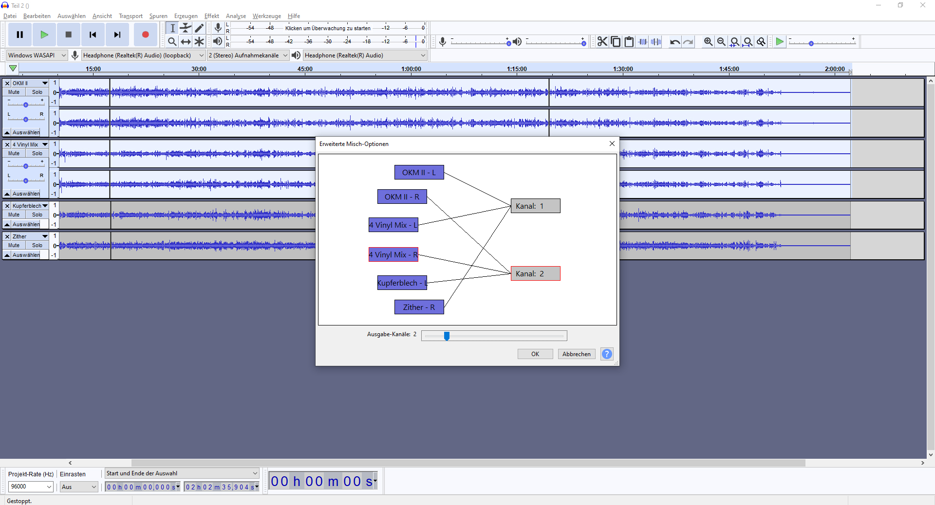 2026-03-17 John Cage - Prepared Piano (4 Vinyl 'hyperlinear Quad Motor Driver' Tape Echo Vocoder Mix) (aufnehmen Tape 34)