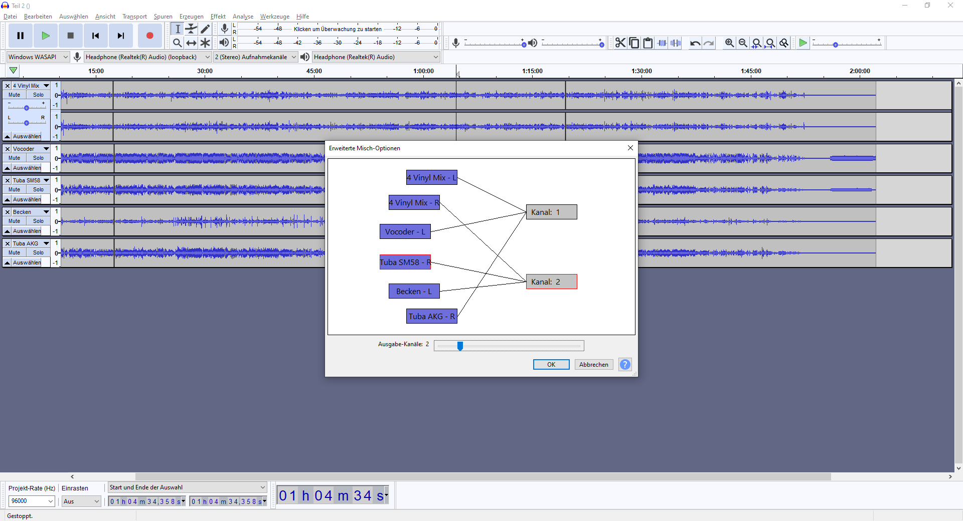2026-03-17 John Cage - Prepared Piano (4 Vinyl 'hyperlinear Quad Motor Driver' Tape Echo Vocoder Mix) (aufnehmen Tape 34)