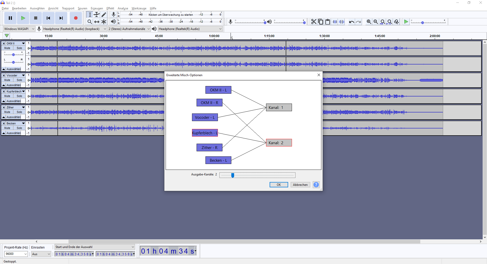 2026-03-17 John Cage - Prepared Piano (4 Vinyl 'hyperlinear Quad Motor Driver' Tape Echo Vocoder Mix) (aufnehmen Tape 34)