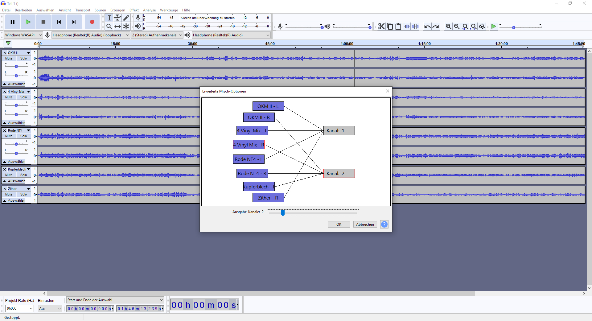 2026-03-17 John Cage - Prepared Piano (4 Vinyl 'hyperlinear Quad Motor Driver' Tape Echo Vocoder Mix) (aufnehmen Tape 34)