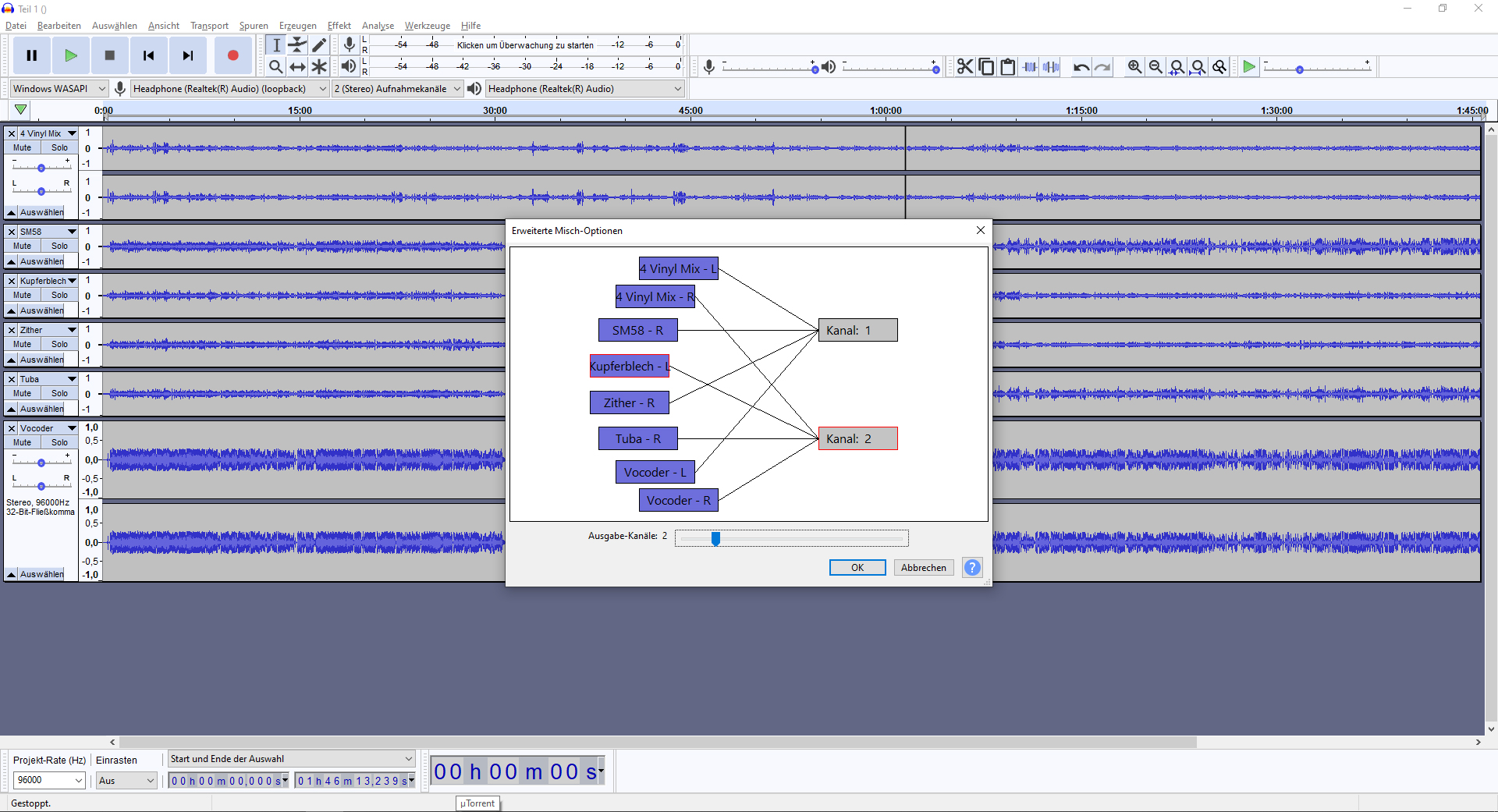 2026-03-17 John Cage - Prepared Piano (4 Vinyl 'hyperlinear Quad Motor Driver' Tape Echo Vocoder Mix) (aufnehmen Tape 34)