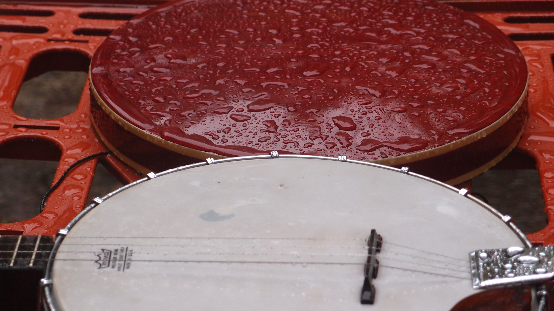 2021-09 Das Kleine Regen Rhythmus Orchester (Banjo) spielt 'Autonome Beats' (Audio, Video, Grafk, Foto)