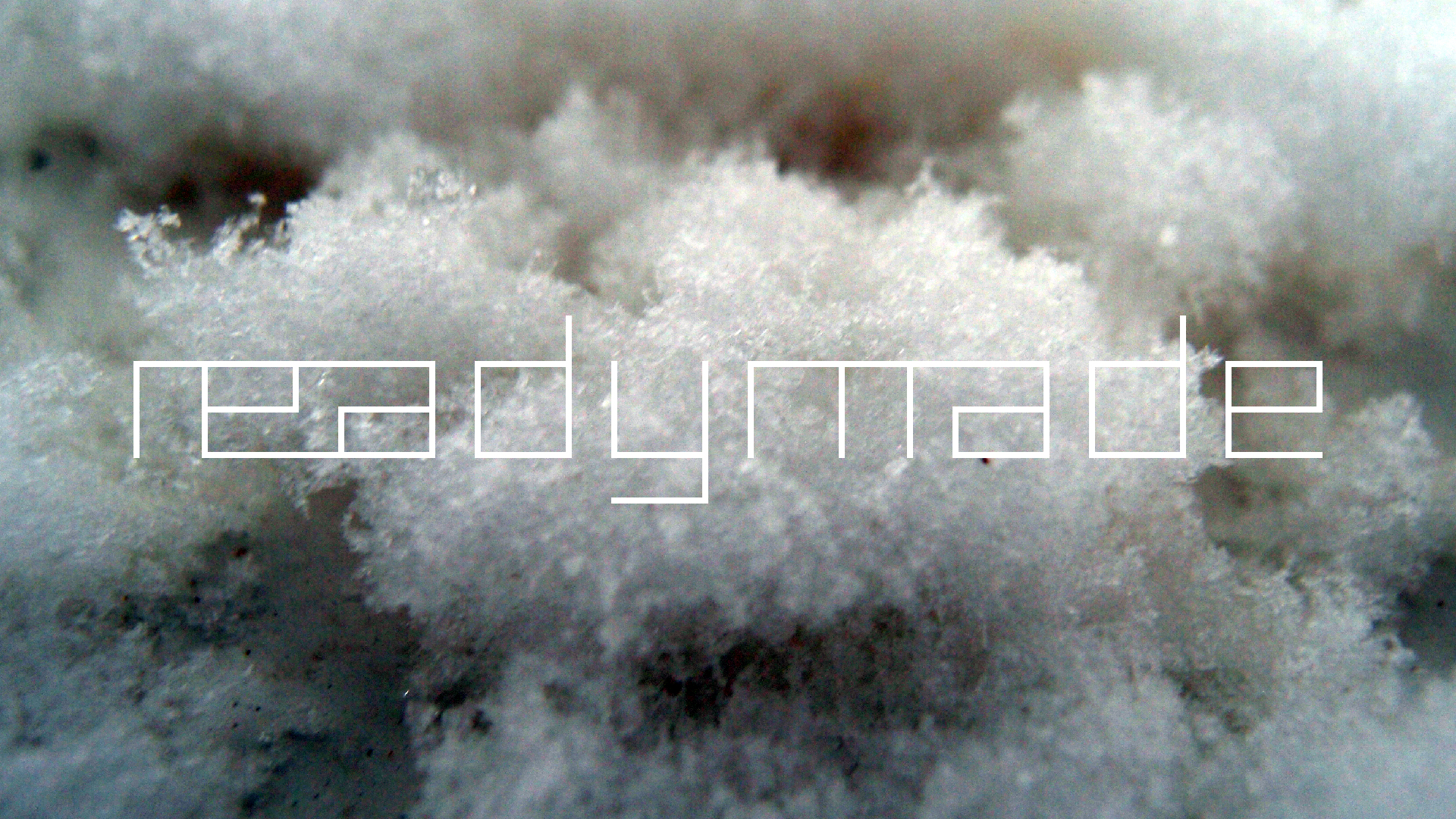 2021-12-09 & 10 Das Kleine Regen Rhythmus Orchester (Schnee auf Alufolie) (Audio, Foto, Typo Grafik)